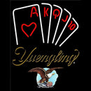 Yuengling Poker Series Beer Sign Handmade Art Neon Sign