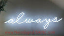 Always Wedding Home Deco Neon Sign