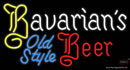 Bavarians Old Stylev Beer Neon Sign