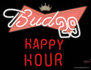 Bud  Happy Hour Neon Sign 