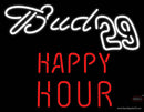 Bud  Happy Hour Neon Sign