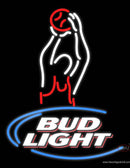 Bud Light Basketball Player Neon Sign