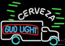 Bud Light Cerveza Truck Neon Beer Sign