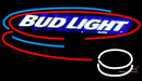 Bud Light Hockey Neon Beer Sign