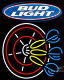 Bud Light Darts Pin Neon Sign  