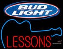 Bud Light GUITAR Lessons Neon Sign  
