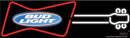 Bud Light GUITAR Red White Neon Sign  