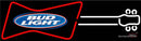 Bud Light GUITAR Red White Neon Sign  
