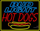 Bud Light Hotdogs Neon Sign 