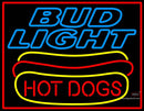 Bud Light Hotdogs Neon Sign 