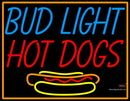Bud Light Hotdogs Neon Sign