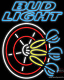 Bud Light Neon Darts Pin Neon Sign  