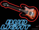 Bud Light Neon Guitar Neon Sign  
