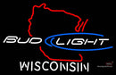 Bud Light Wisconsin Neon Sign