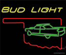 Budlight Oklahoma Car Veepgreen Neon Sign