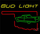 Budlight Oklahoma Car Veepgreen Neon Sign