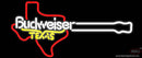 Budweiser Texas Guitar Neon Beer Sign