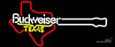 Budweiser Texas Guitar Neon Beer Sign