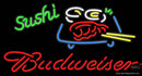 Budweiser Sushi Neon Sign