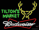 Budweiser Tiltons Market Neon Sign