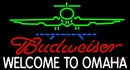 Budweiser Welcome To Ohama Neon Sign