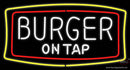 Burger On Tap Neon Sign