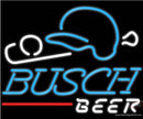 Busch Beer Baseball Neon Sign x