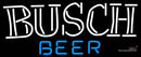 Busch Double Stroke Word Neon Beer Sign