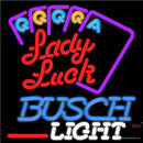 Busch Light Lady Luck Series Neon Sign x