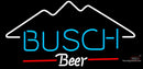 Busch Mountain Neon Beer Sign