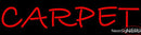 Carpet Neon Sign