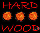 Hard Wood Neon Sign x