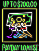 Payday Loans Neon Sign