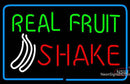 Real Fruit Shake Neon sign
