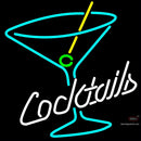 Cocktail Martini Glass Neon Sign