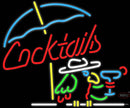 Cocktail Parrot Neon Sign