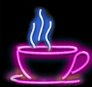 Coffee cup neon sign Handmade Art Neon Sign