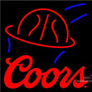 Coors Basketball Neon Beer Sign  x