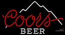 Coors Beer Mountain Neon Beer Sign