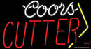 Coors Cutter Neon Beer Sign