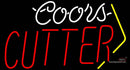 Coors Cutter Neon Beer Sign
