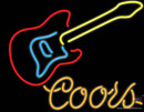 Coors Guitar Neon Beer Sign