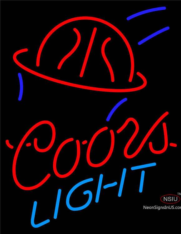 Coors Light Basketball Neon Beer Sign