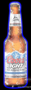 Coors Light Bottle Neon Beer Sign