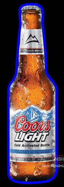 Coors Light Bottle Neon Beer Sign