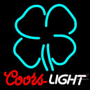 Coors Light Clover Neon Sign x