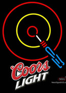 Coors Light Darts Neon Sign  