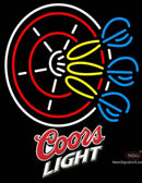Coors Light Darts Pin Neon Sign  