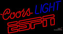 Coors Light Espn Neon Beer Sign