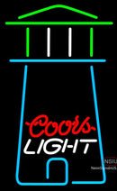 Coors Light Lighthouse Art Neon Sign